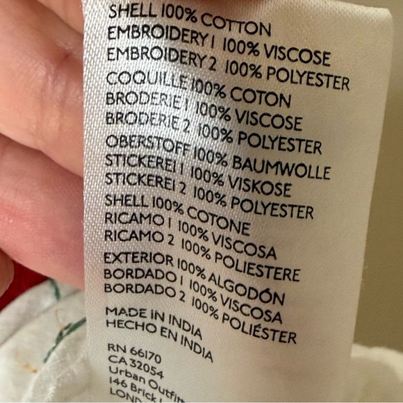 Maeve Rare Veggie Embroidered Button Down Shirt Size 2 - Picture 13 of 13